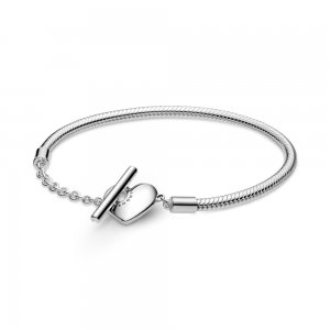 Pulseira com fecho em T Coração Pandora - 599285C00