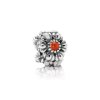 Charm PANDORA de Prata Flor Cornalina - 790580CAR
