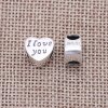 Heart silver Charm PANDORA with engraving I love you - 791422