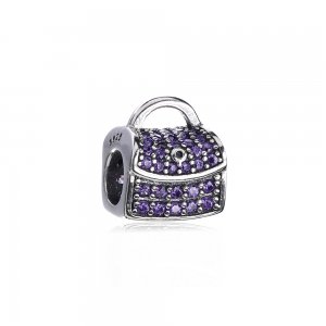Charm berloques Pandora de prata Caixa de tesouro Charm berloques Pandora de prata Caixa de tesouro