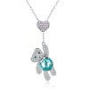 Colar Urso fofo life Pandora - SCN271 Colar Urso fofo life Pandora - SCN271