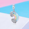 Charm Pendente Rainbow After Rain estilo Pandora - SCC905