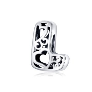 Charm Letra mágica L estilo Pandora - SCC1229-L Charm Letra mágica L estilo Pandora - SCC1229-L
