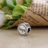 Charm berloques Pandora de prata Esperança