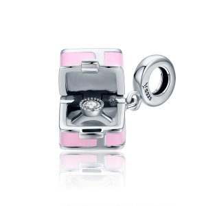Charm Aliança de casamento estilo Pandora - SCC549