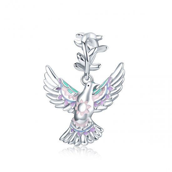 Charm Pomba da paz life Pandora - BSC295  Clique na imagem para fechar