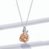 Colar Dois tons Rosa life Pandora - BSN155