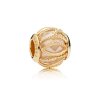 Charm PANDORA Shine Petit Facetado Dourado Entelaçado - 761968CCZ