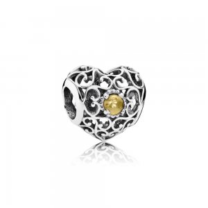 Charm berloques PANDORA Coração de Novembro - 791784CI