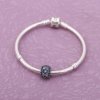 Charm PANDORA de Prata Pavê de Zircônias Flor - 791129CZ