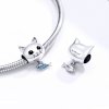 Charm Vaquinha Com Peixe estilo Pandora - BSC226