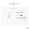 Charm Pendente Dois tons Lover Rose Flowers estilo Pandora - BSC145