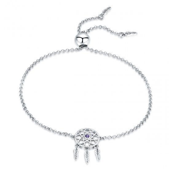 Pulseira Apanhador de Sonhos estilo Pandora - SCB111  Clique na imagem para fechar