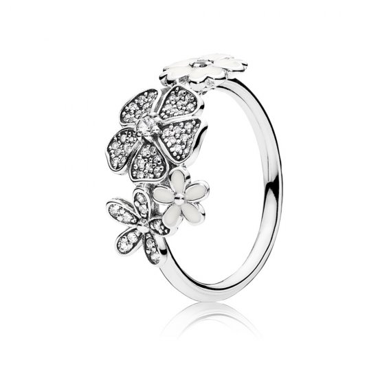 Anel PANDORA Buquê da Primavera - 190984CZ  Clique na imagem para fechar