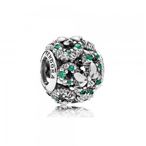 Charm Pandora de prata Disney, Grinalda de férias de Mickey Mouse