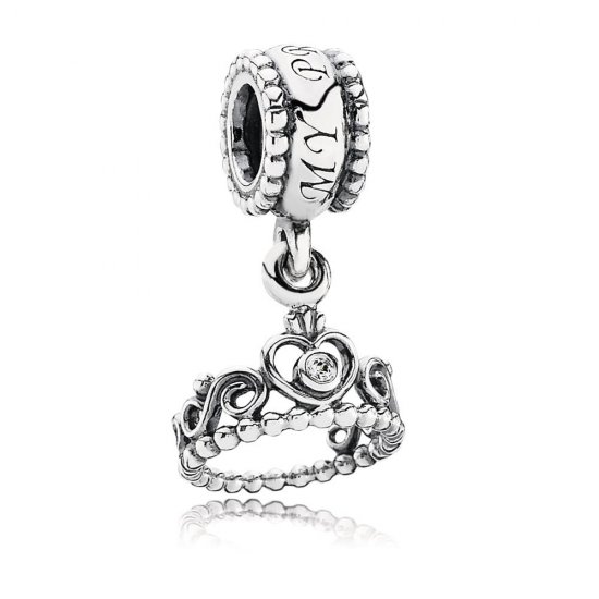 Charm PANDORA de Prata Tiara de Princesa - 791117CZ  Clique na imagem para fechar