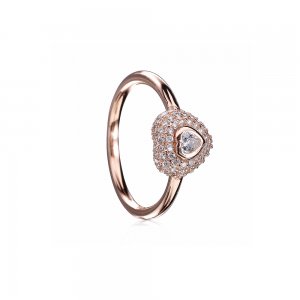Anel PANDORA de PANDORA Rose Coração Anel PANDORA de PANDORA Rose Coração