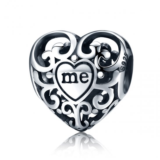 Charm Me dê coração life Pandora - SCC145  Clique na imagem para fechar