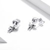 Brincos Petit Esqueleto legal estilo Pandora - SCE1110
