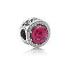 Charm PANDORA Rosa Radiante - A Bela e a Fera - 792140NCC Charm PANDORA Rosa Radiante - A Bela e a Fera - 792140NCC