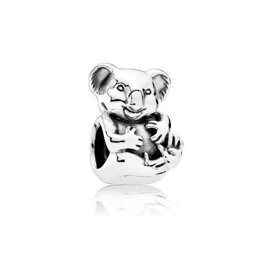 Charm berloques Pandora de prata Coala  Clique na imagem para fechar
