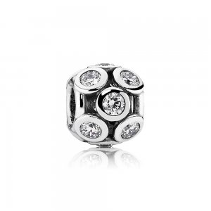 Charm PANDORA Circulos Brilhantes - 791153CZ - Contas Charm PANDORA Circulos Brilhantes - 791153CZ - Contas