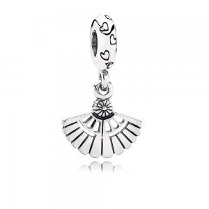 Charm PANDORA de Prata Leque do Amor - 791110