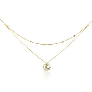 Colar Sol Lua life Pandora - SCN305 Colar Sol Lua life Pandora - SCN305
