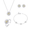 Conjunto de joias Margarida estilo Pandora - SET001