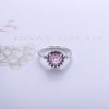 Anel PANDORA de Prata, light colour amethyst - 190850PAM