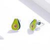 Brincos Petit Abacate estilo Pandora - SCE1015