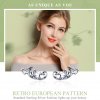 Brincos Petit Flor europeia Retrô estilo Pandora - SCE580