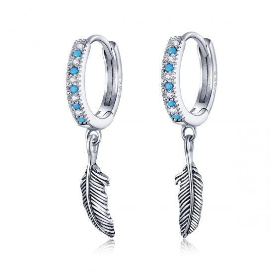Brinco Pluma life Pandora - SCE898  Clique na imagem para fechar