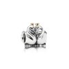 Charm PANDORA de Prata e Ouro Cisnes Apaixonados - 791189 Charm PANDORA de Prata e Ouro Cisnes Apaixonados - 791189