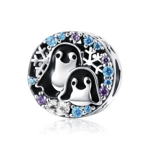 Charm Casa dos Pinguins estilo Pandora - SCC992 Charm Casa dos Pinguins estilo Pandora - SCC992