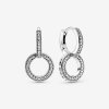 Argolas Duplas Brilhantes Pandora - 299052C01
