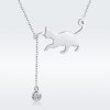 Colar Gatinho travesso estilo Pandora - SCN232
