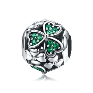Charm Trevo verde life Pandora - SCC964 Charm Trevo verde life Pandora - SCC964