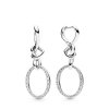 Brinco Coração Atado Pandora - 298110CZ Brinco Coração Atado Pandora - 298110CZ