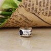 Charm berloques Pandora de prata Bota no coração