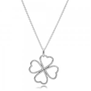 Colar PANDORA Pétalas do Amor - 390381CZ-90 Colar PANDORA Pétalas do Amor - 390381CZ-90