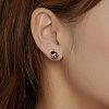 Brincos Petit Joaninha estilo Pandora - SCE972