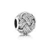 Charm berloques PANDORA Nó do Amor - 791537CZ