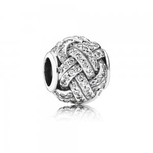 Charm berloques PANDORA Nó do Amor - 791537CZ