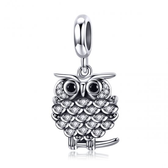 Charm Pendente Uma Coruja Brotando estilo Pandora - SCC949  Clique na imagem para fechar