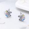 Brincos Petit Memória de Unicórnio estilo Pandora - SCE426