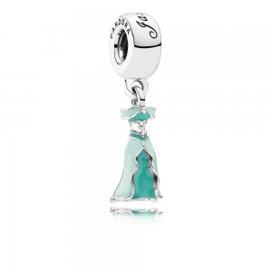 Pingente Pandora de prata Disney, Vestir De Jasmim Pingente Pandora de prata Disney, Vestir De Jasmim