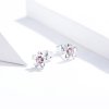 Brincos Petit Daisy Flower Stud estilo Pandora - SCE784