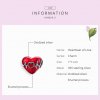 Charm Batimento cardíaco vermelho do amor estilo Pandora - SCC1569