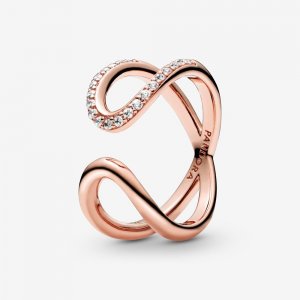 Anel Aberto Pandora Rose Infinito Brilhante - 188882C01